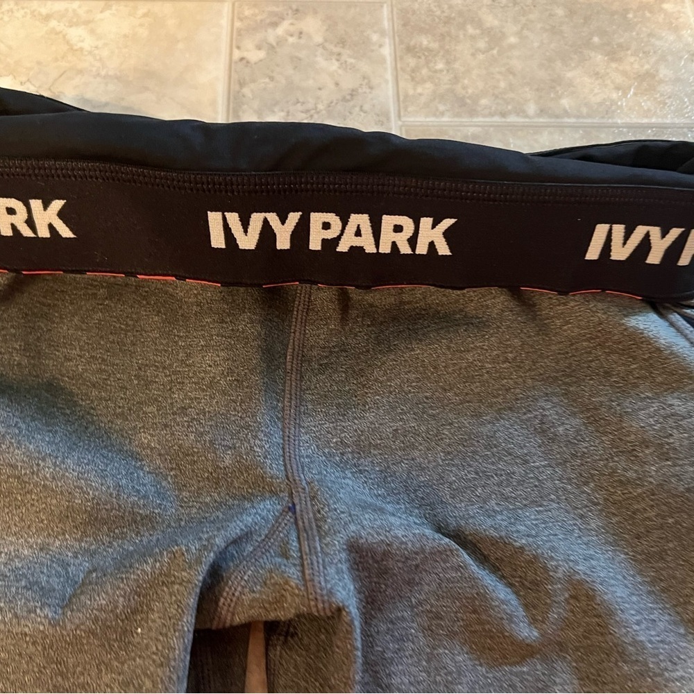 Red grey black Ivy Park‎ leggings S Small - Picture 5 of 6